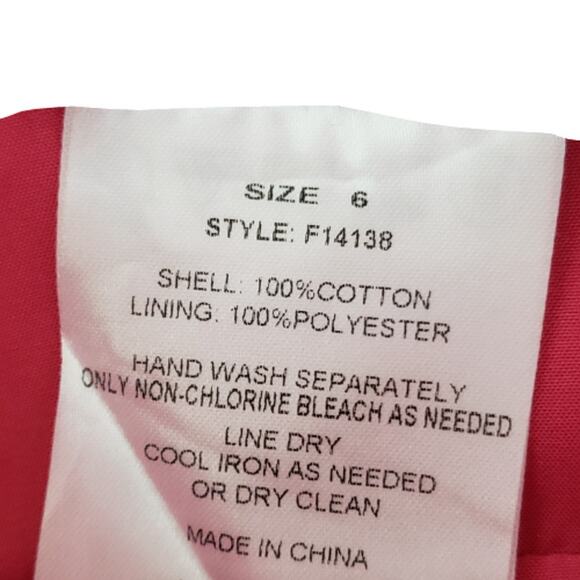 2 For $5 Sale David’s Bridal Berry Spaghetti Strap Cocktail Dress Size 6 - Picture 11 of 13